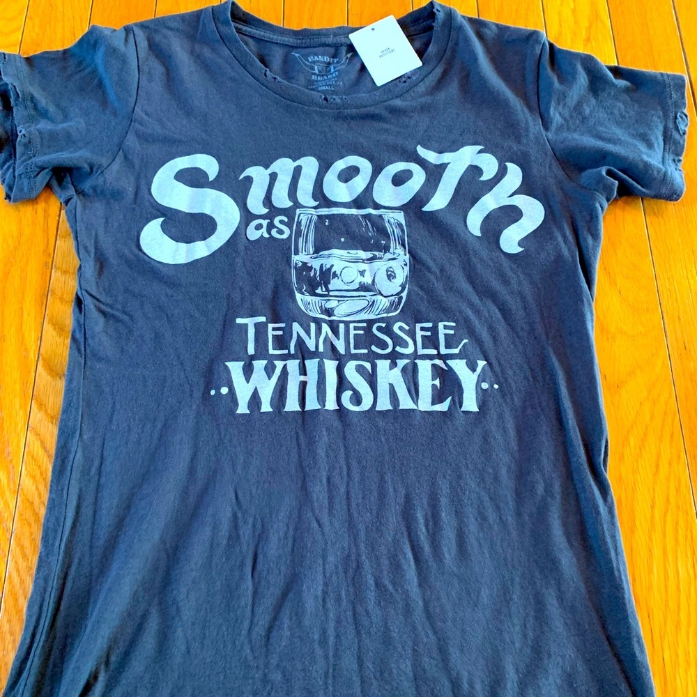Urban Outfitters Bandit Brand Smooth As Tennessee Whiskey distressed T-shirt